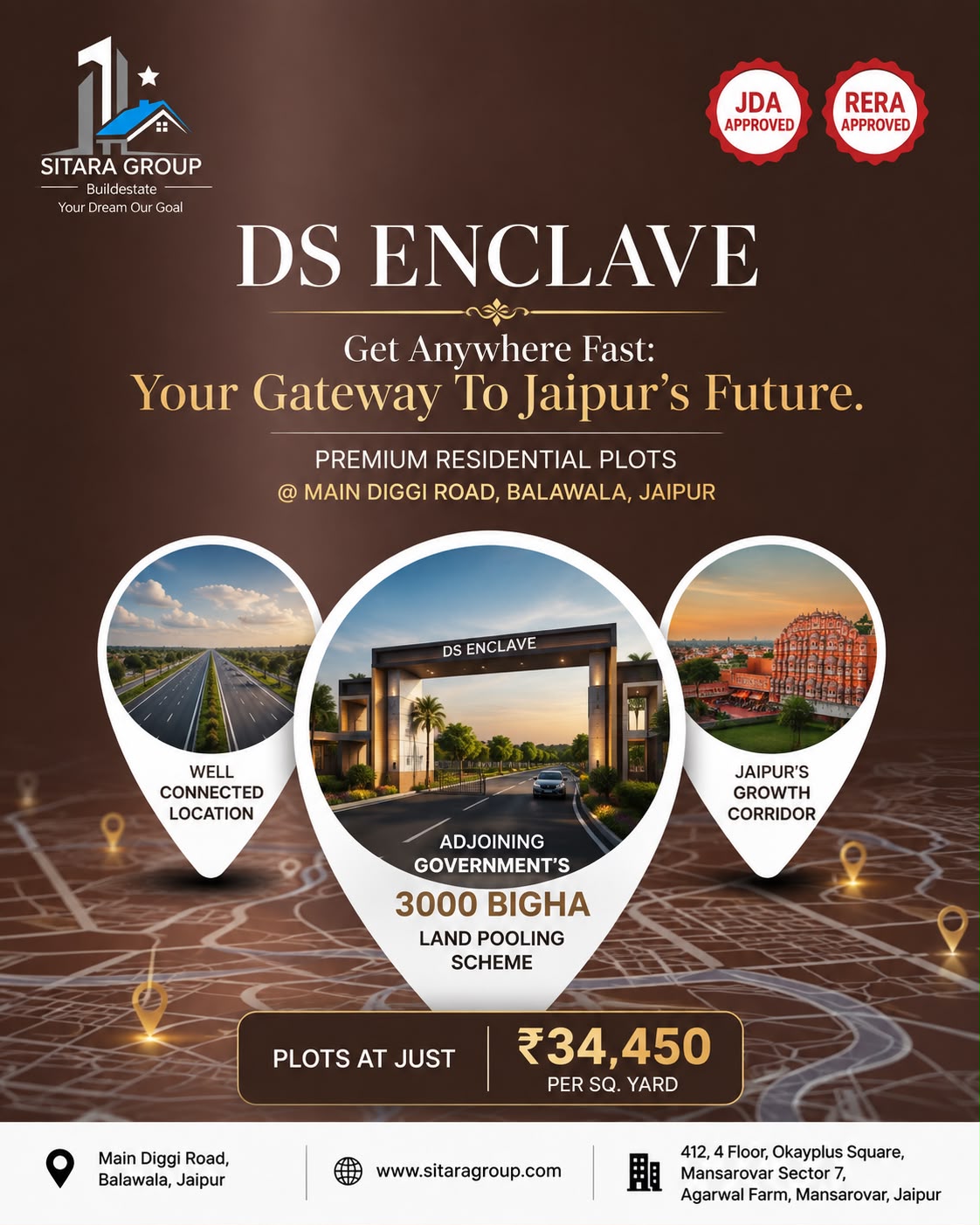 DS Enclave, a premium plotted residential project in Balawala, Jaipur